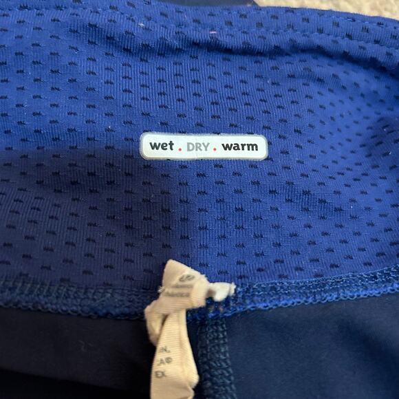 Vtg Lululemon Groove Flare Pants Sz 6 Mid Rise Retired Navy Manifesto Yoga Rare - Picture 4 of 8